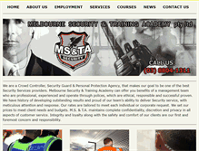 Tablet Screenshot of mstacademy.com.au